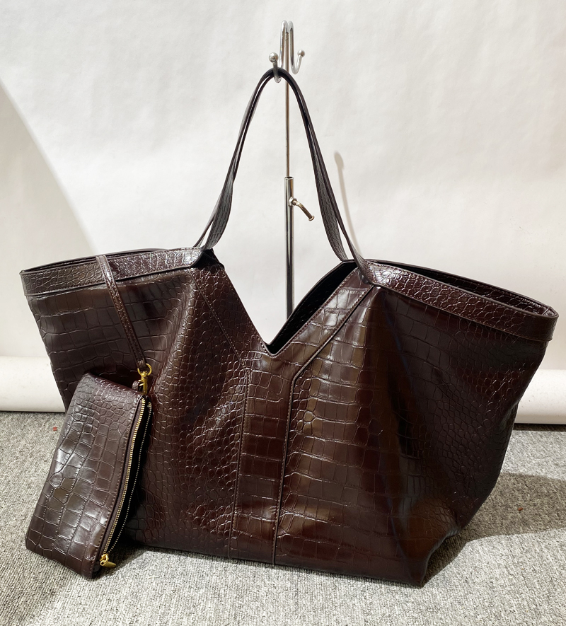 Luxury Bags 2026 - Oversized Tote Bags met krokodillenpatroon voor