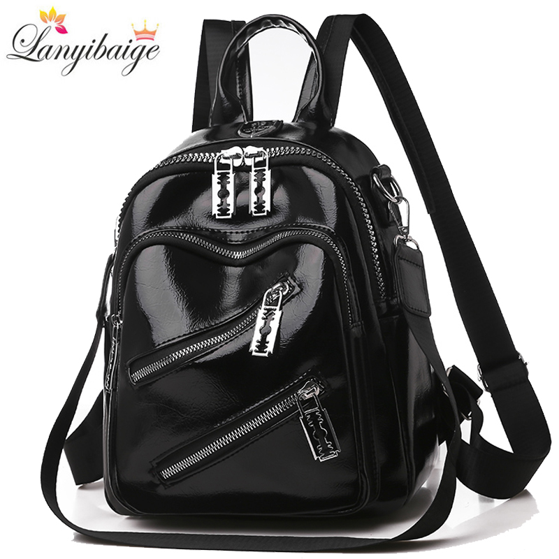 Luxury High Quality Bags - Mode Damesrugzak Designer Pu Lederen Reisrugzak