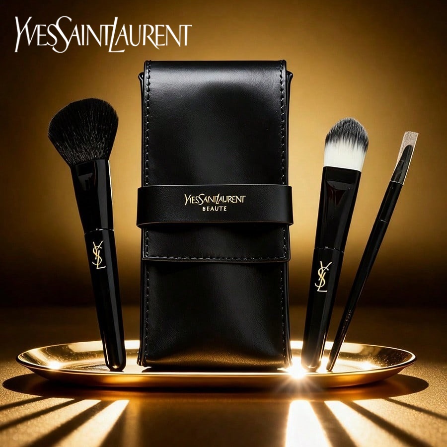 Luxury Designer Bags Ysl - YSL Model 3-delige essentiële geïntegreerde make-upborstelset