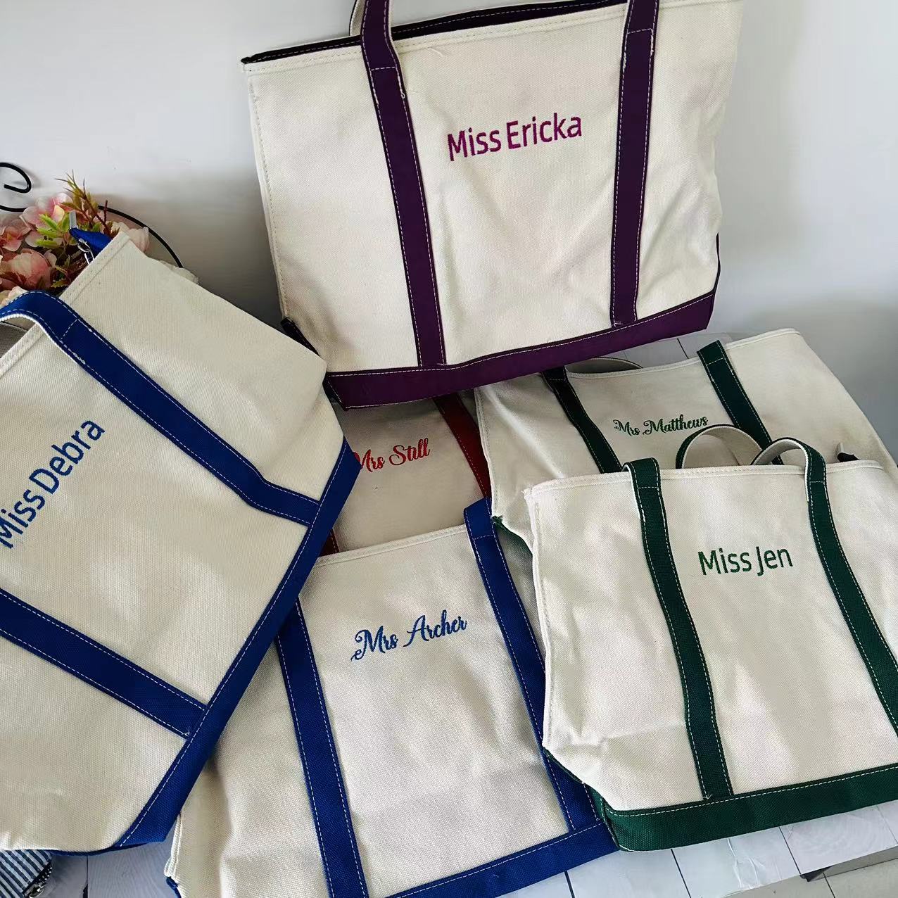 Canvas Tote Designer - Ontwerp Uw Draagtassen, Gepersonaliseerde Boottas, Op