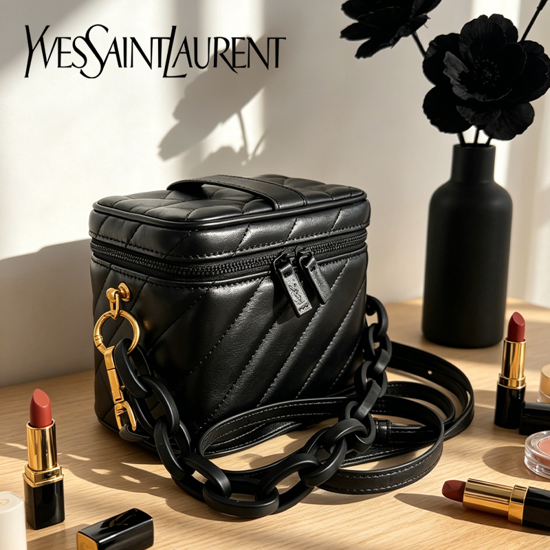 Luxury Designer Bags Ysl - Yves Saint Laurent's tas Zwarte gewatteerde