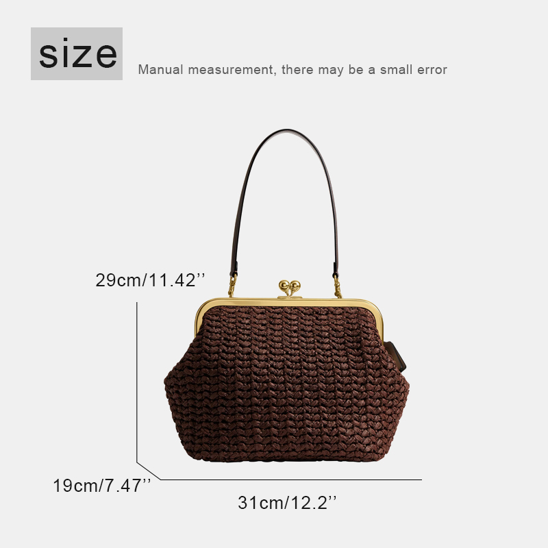 Handgeweven Kisslock Frame Sch - Luxury Bags 2026 recensie en prijs