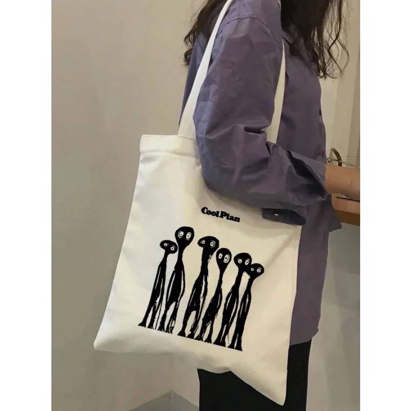 ROMWE Kawaii Bow Patroon Canva - Canvas Tote Designer recensie en prijs