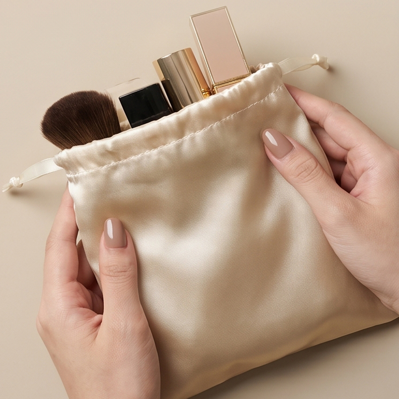 Luxe lichtgewicht satijnen tre - Luxury Bags Logo recensie en prijs