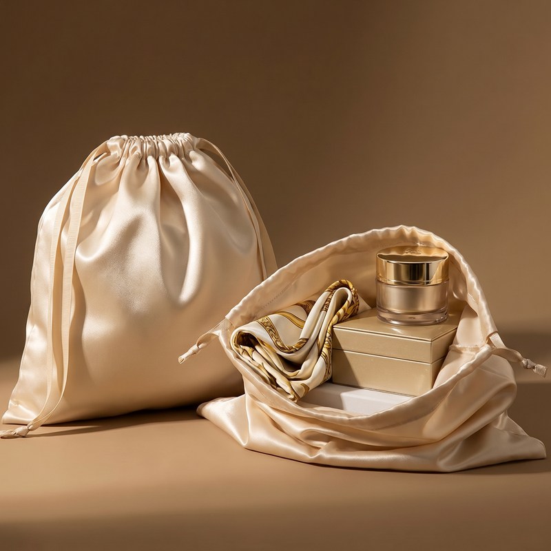 Luxe lichtgewicht satijnen tre - Luxury Bags Logo recensie en prijs