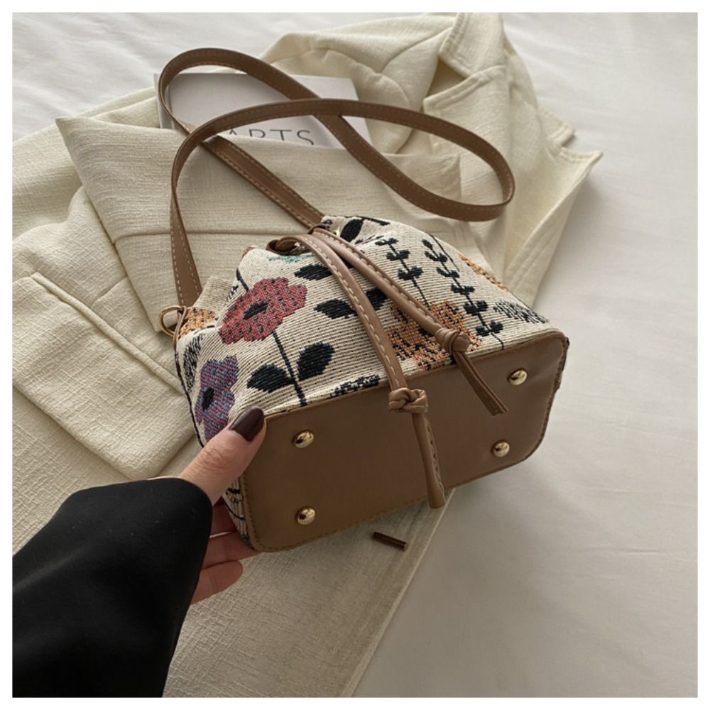 Mode linnen stoffen emmertas m - Bucket Bag Suede recensie en prijs