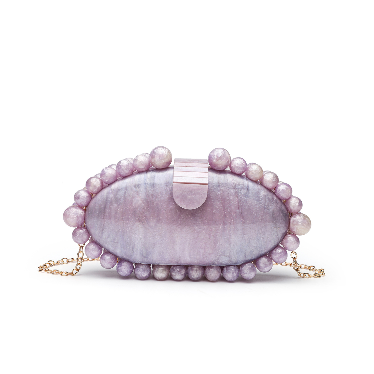 Elegante marmeren acryl clutch - Luxury Bags White recensie en prijs