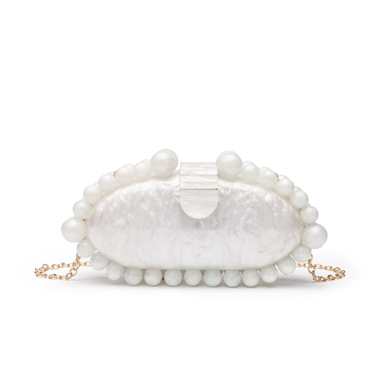 Elegante marmeren acryl clutch - Luxury Bags White recensie en prijs