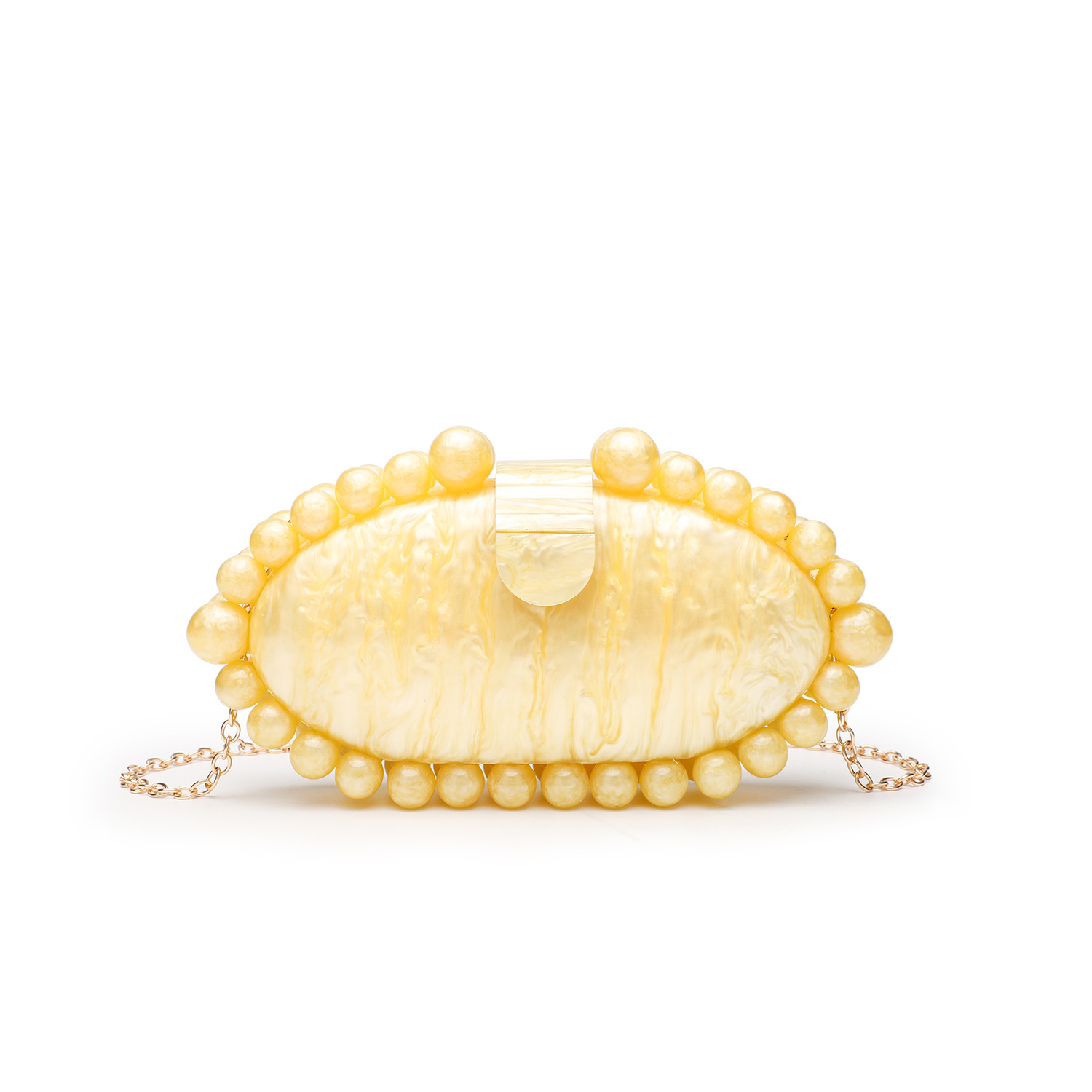 Elegante marmeren acryl clutch - Luxury Bags White recensie en prijs
