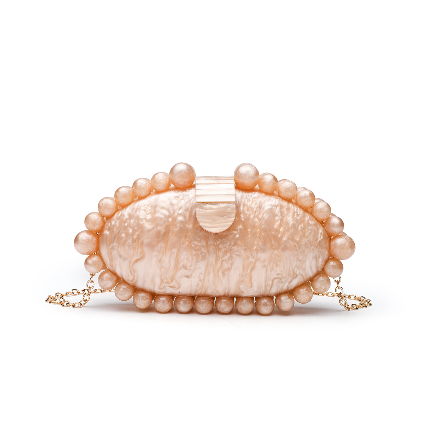 Elegante marmeren acryl clutch - Luxury Bags White recensie en prijs