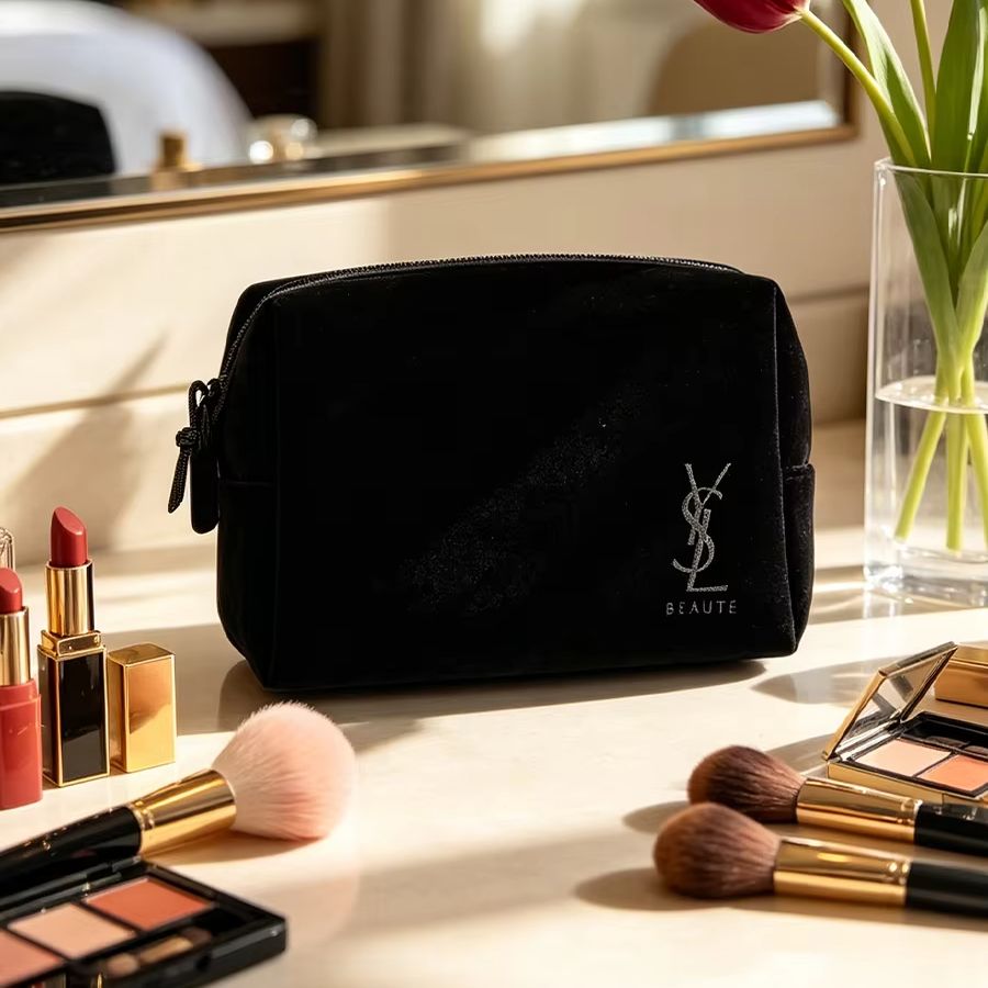 YSL's tas Zwart bedrukte cosme - Luxury Designer Bags Ysl recensie en prijs