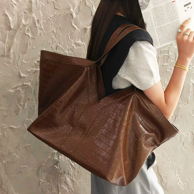 Oversized Tote Bags met krokod - Luxury Bags 2026 recensie en prijs
