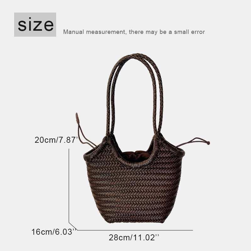 Handgeweven lederen draagtasse - Luxury Bags 2026 recensie en prijs