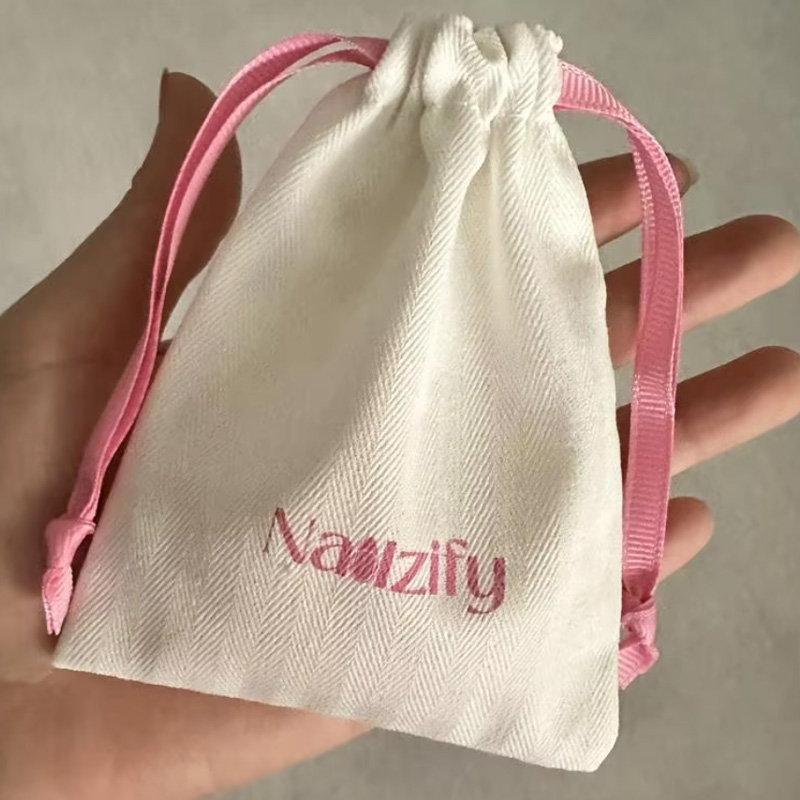 Luxe visgraat canvas tas met t - Luxury Bags Logo recensie en prijs