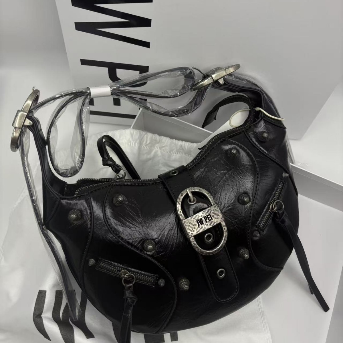 JW PEI Bull Horn Bag TESSA Gro - Luxury Bags White recensie en prijs