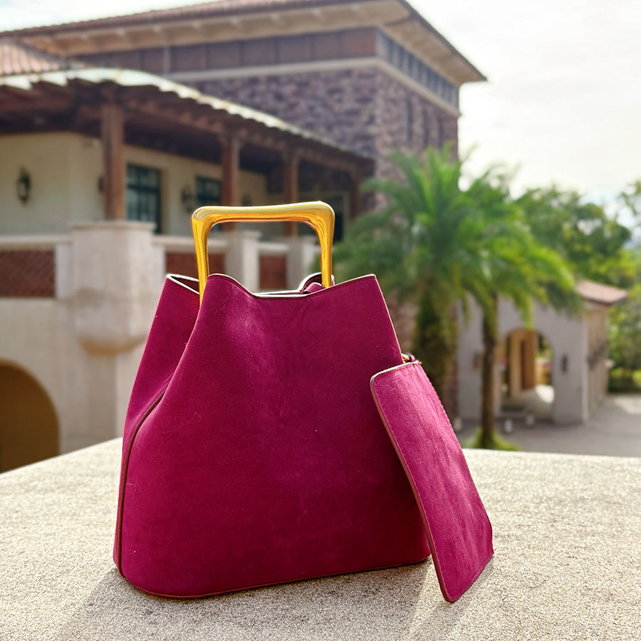 Echt Suède Vrouwen Schouder Cr - Bucket Bag Suede recensie en prijs