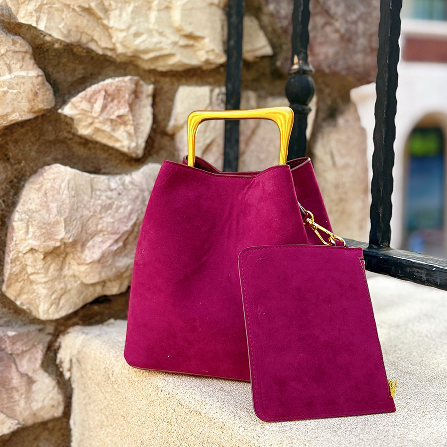 Echt Suède Vrouwen Schouder Cr - Bucket Bag Suede recensie en prijs