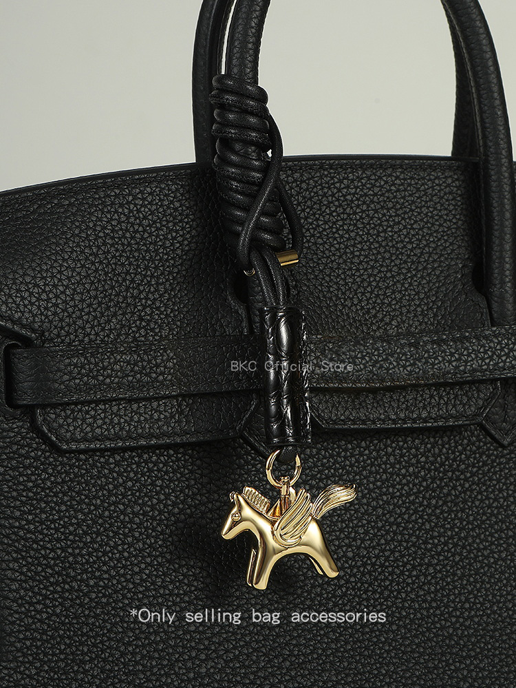 Luxe messing Pegasus-tasbedel  - Luxury Bags Hermes Birkin recensie en prijs