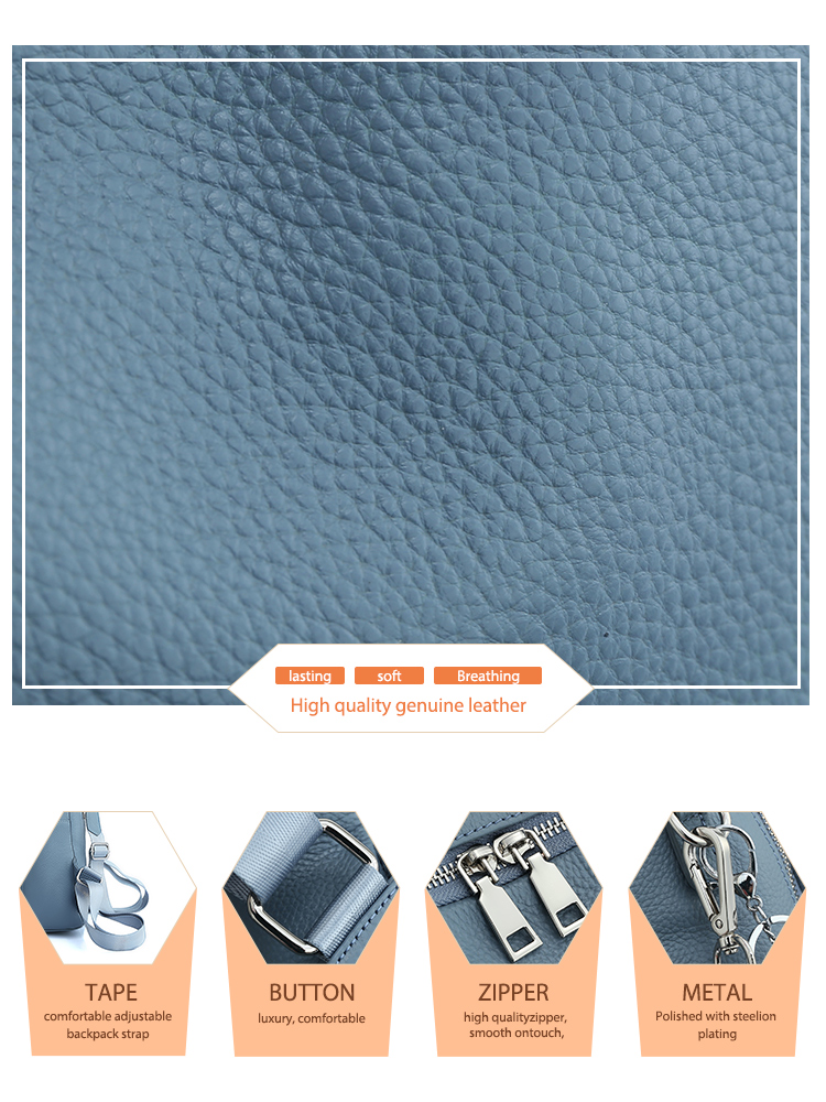 Zency Echt leren damesrugzak v - Luxury High Quality Bags recensie en prijs