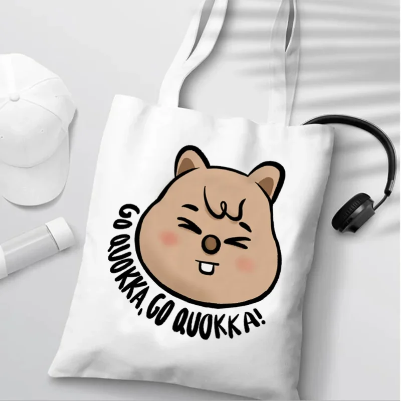 Go Quokka Print Grote Capacite - Luxury Bags White recensie en prijs
