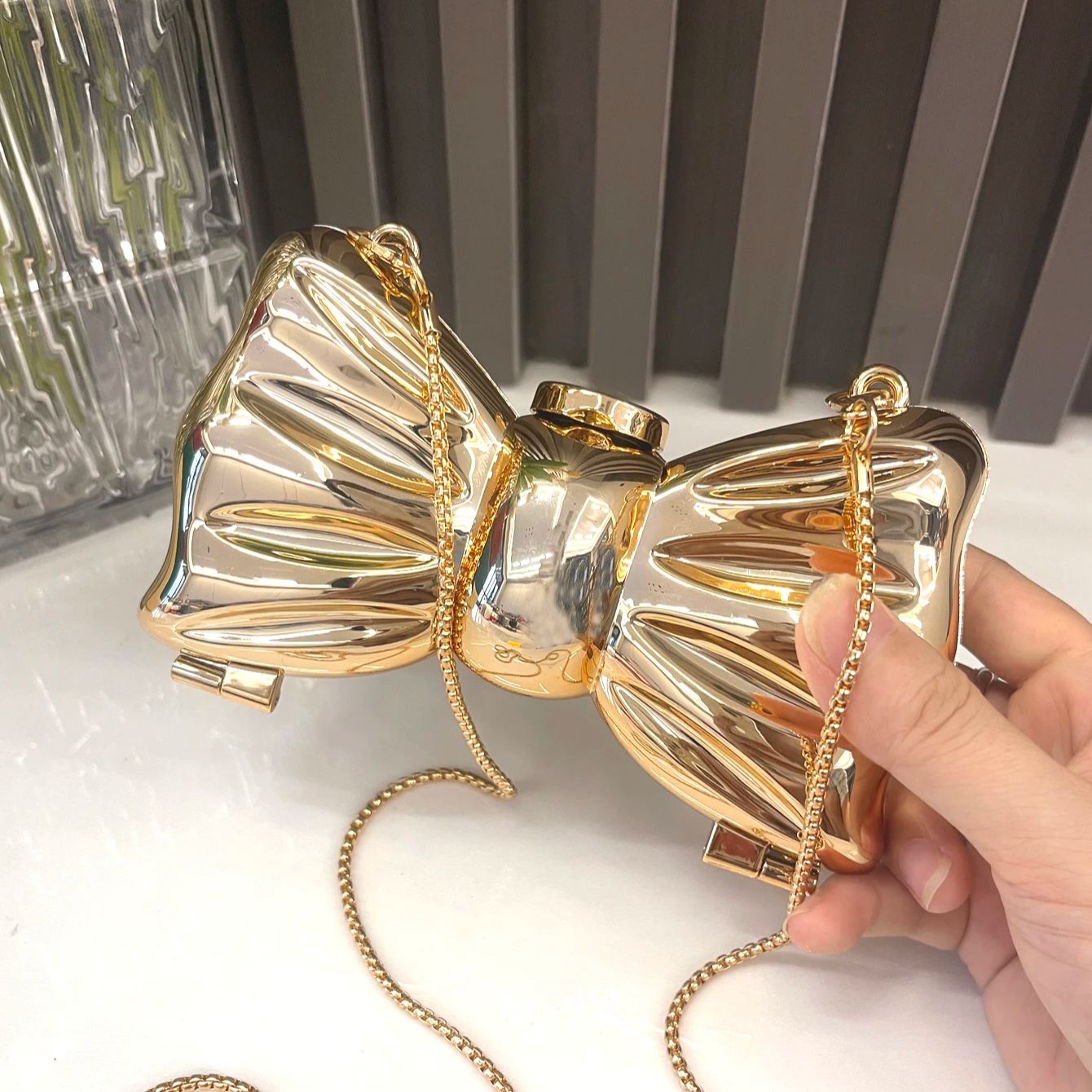 Gouden avondtasje portemonnees - Luxury Bags Trending recensie en prijs