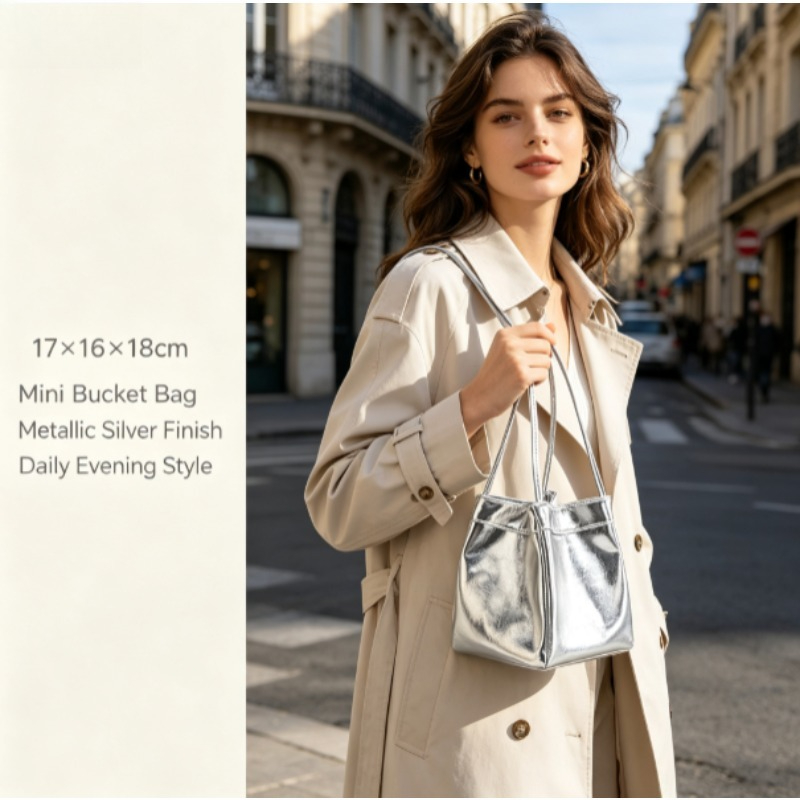 Nieuwe emmertas met spiegelgla - Bucket Bag Suede recensie en prijs