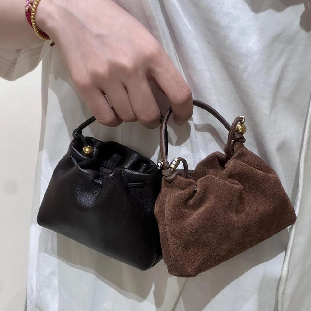 Chinese retro mini-crossbodyta - Bucket Bag Suede recensie en prijs