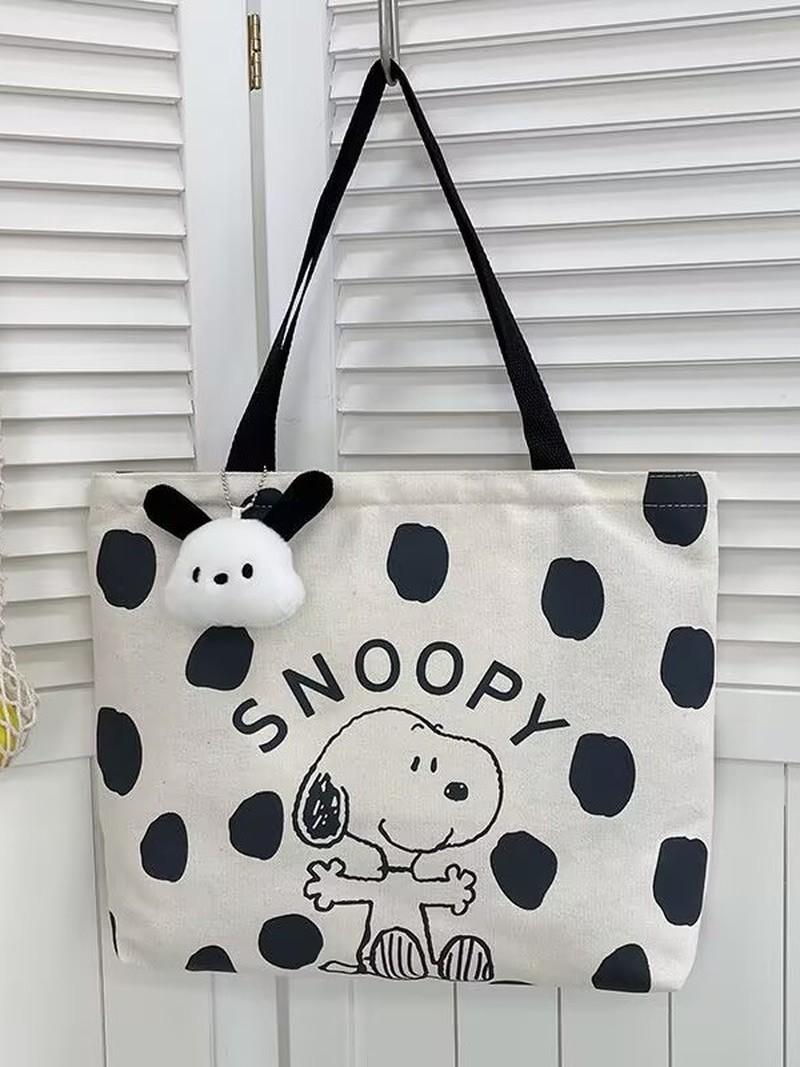 Cartoon Snoopy canvas schouder - Canvas Tote Designer recensie en prijs