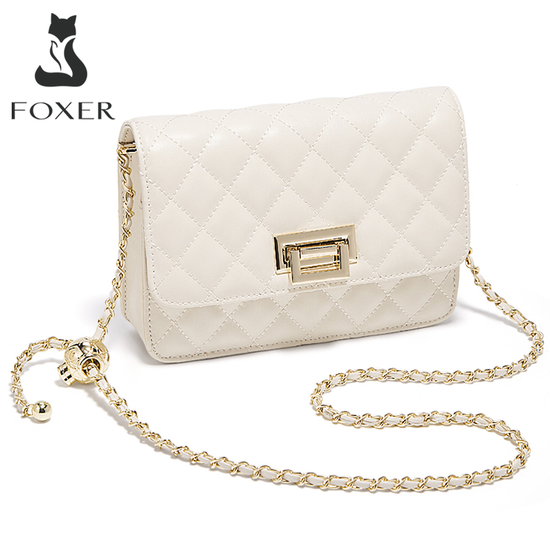 FOXER 2026 Dames Witte Gestikt - Luxury Bags White recensie en prijs