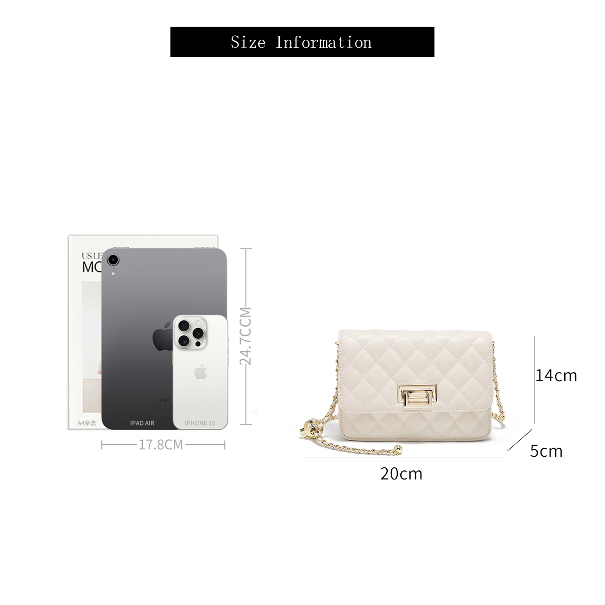 FOXER 2026 Dames Witte Gestikt - Luxury Bags White recensie en prijs
