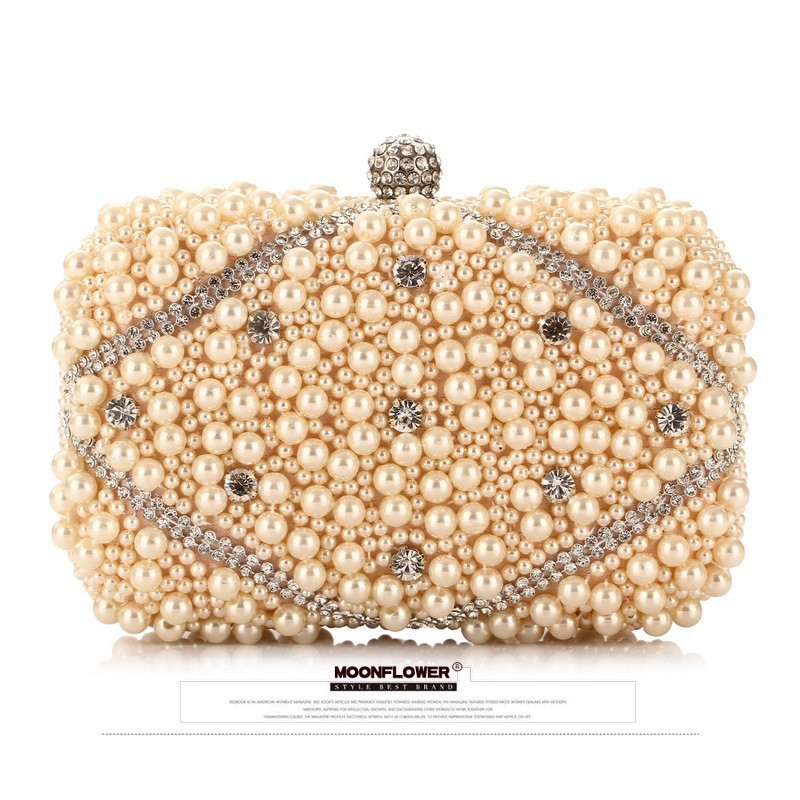 Luxe Kristallen Kralen Parel A - Luxury Bags White recensie en prijs