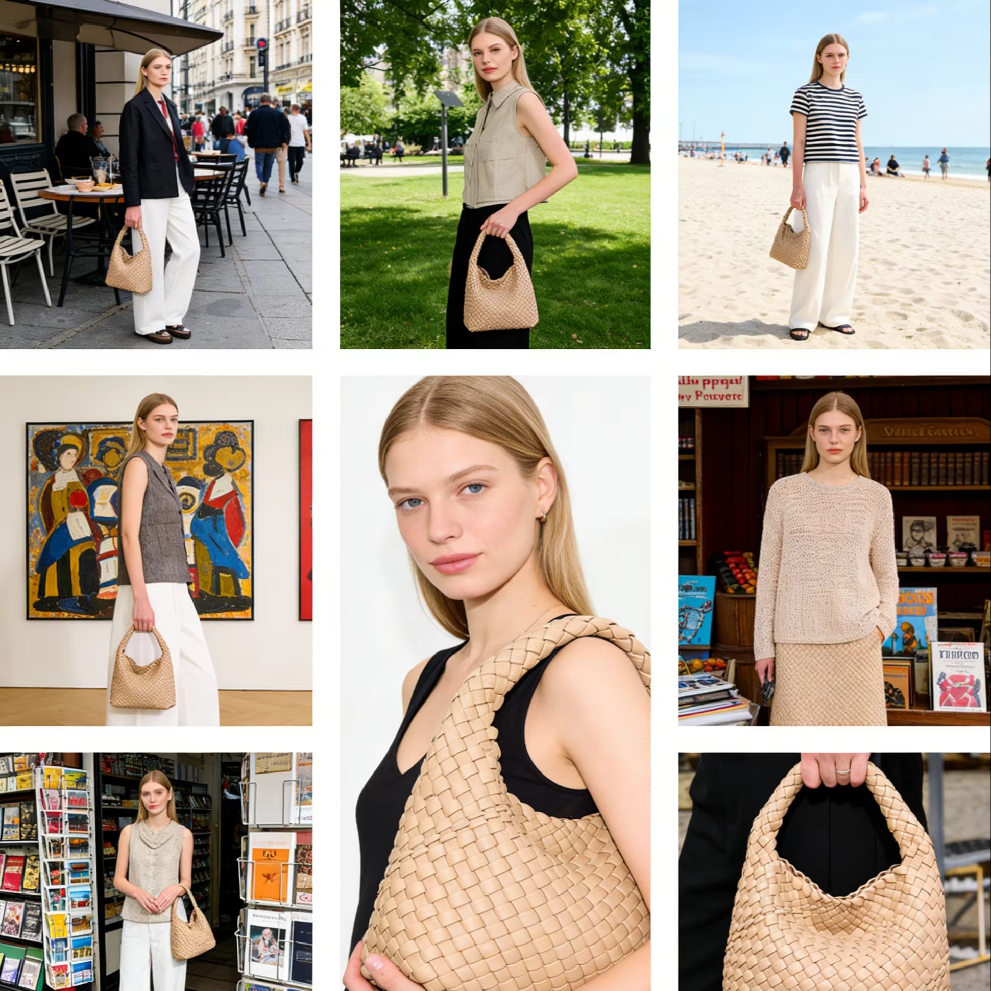 Dames geweven draagtas Luxe de - Bucket Bag Suede recensie en prijs
