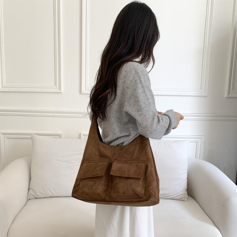 Nieuwe matglanzende faux suède - Bucket Bag Suede recensie en prijs