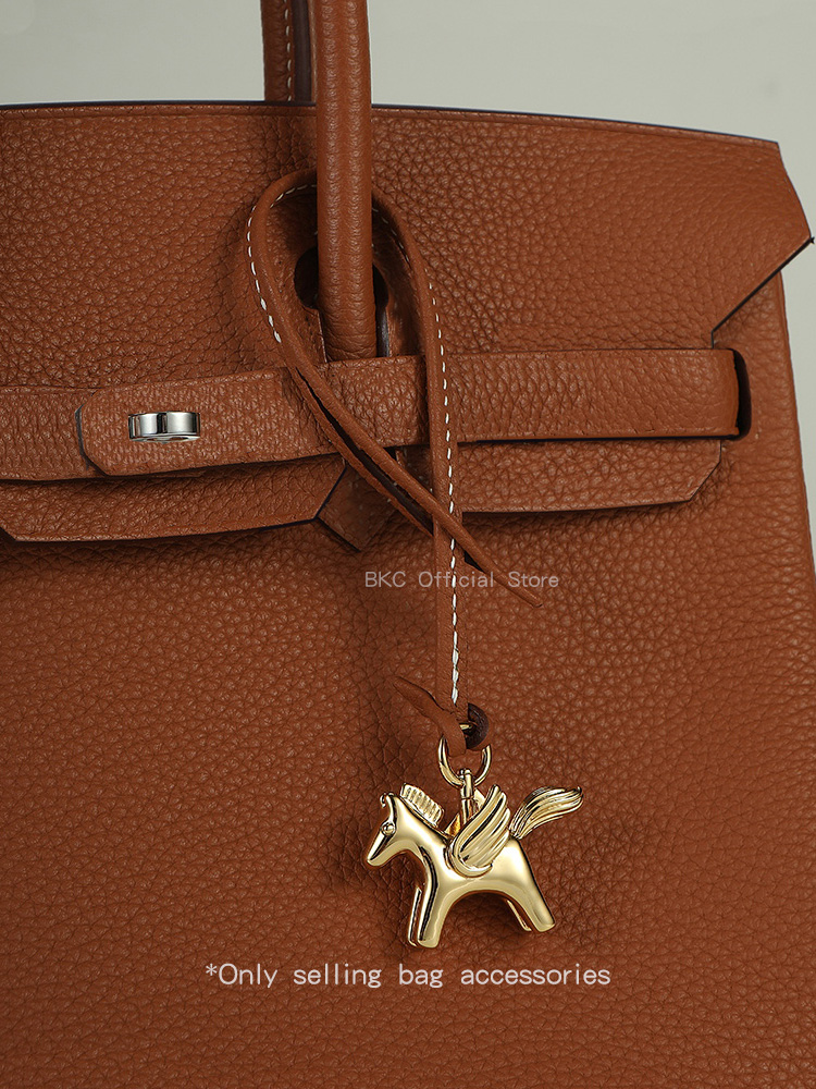 Luxe messing Pegasus tasbedel  - Luxury Bags Hermes Birkin recensie en prijs