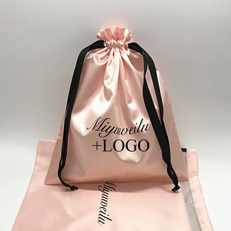50 STKS Luxe Satijnen Haarzakj - Luxury Bags Logo recensie en prijs