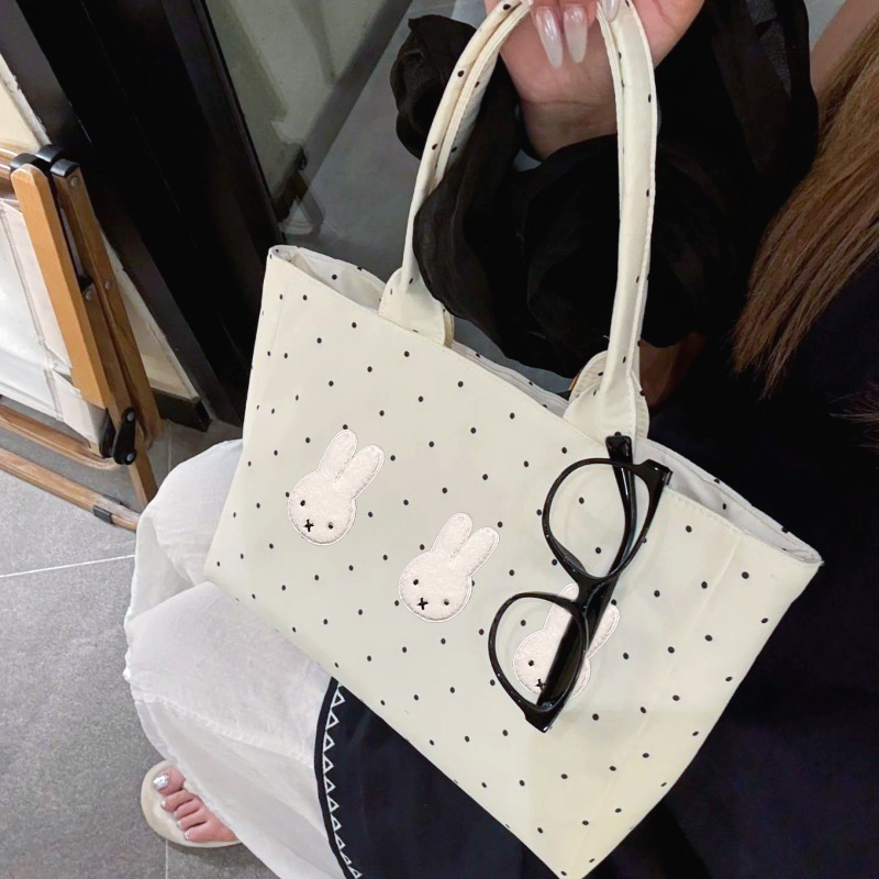 Nijntje Kawaii Zwart-Wit Polka - Luxury Bags White recensie en prijs