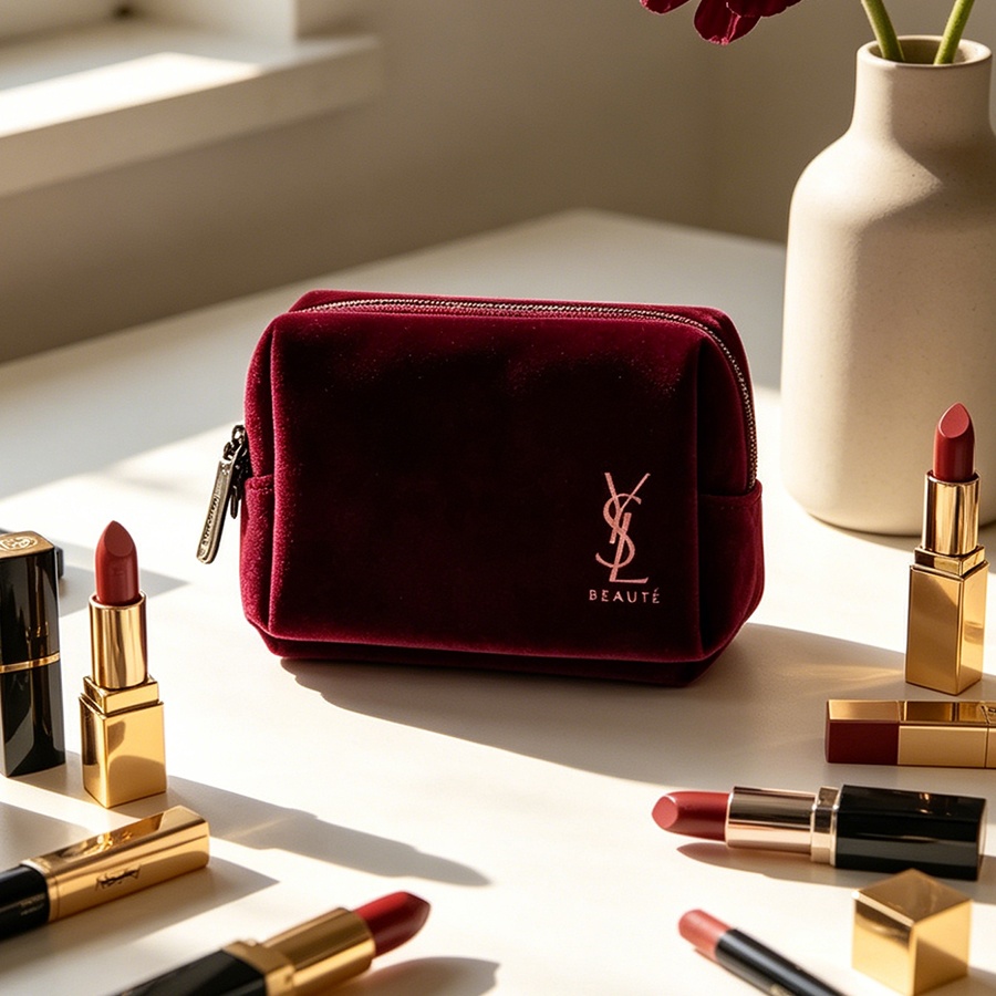 YSL's tas wijnrood fluweel min - Luxury Designer Bags Ysl recensie en prijs