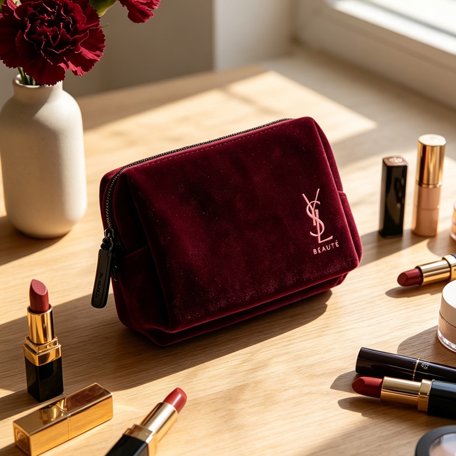 YSL's tas wijnrood fluweel min - Luxury Designer Bags Ysl recensie en prijs