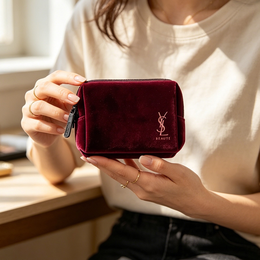 YSL's tas wijnrood fluweel min - Luxury Designer Bags Ysl recensie en prijs