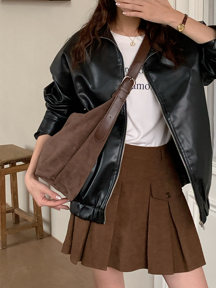 Suède schoudertas voor dames 2 - Bucket Bag Suede recensie en prijs