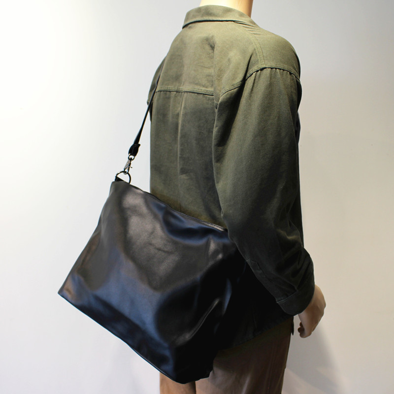 Bruine zachte lederen crossbod - Canvas Tote Designer recensie en prijs