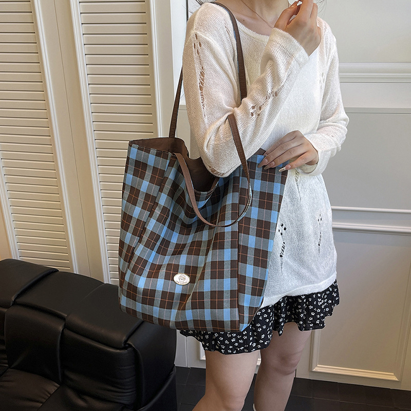 Geruite draagtas voor dames Sc - Canvas Tote Designer recensie en prijs