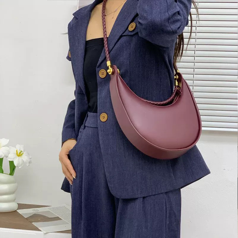 Klassieke ronde maanvormige sl - Luxury Bags 2026 recensie en prijs